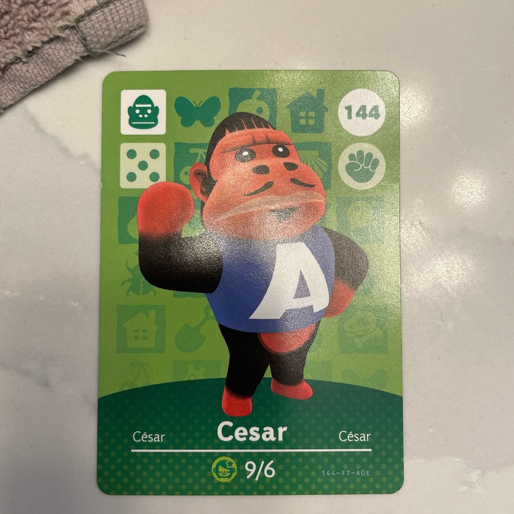 Animal Crossing New Horizon Amiibo - Cesar